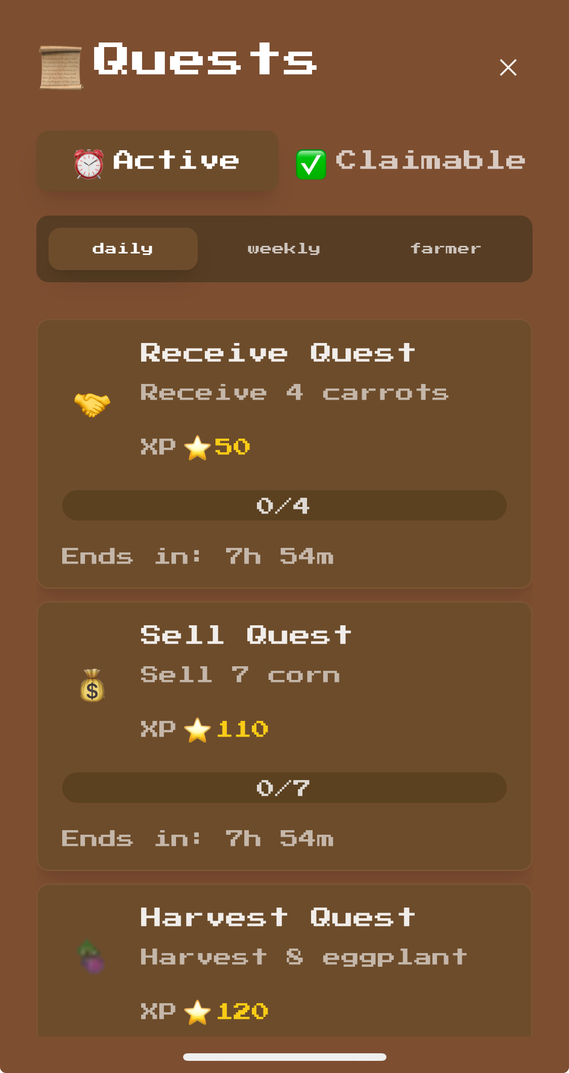 Daily Quests