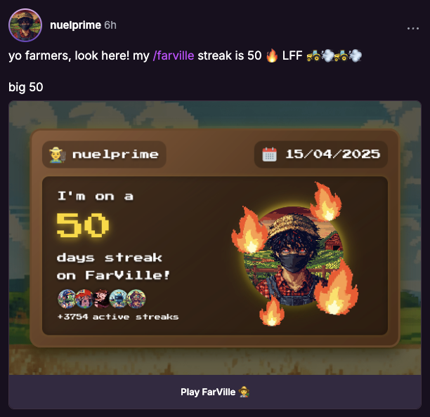Cast Streak